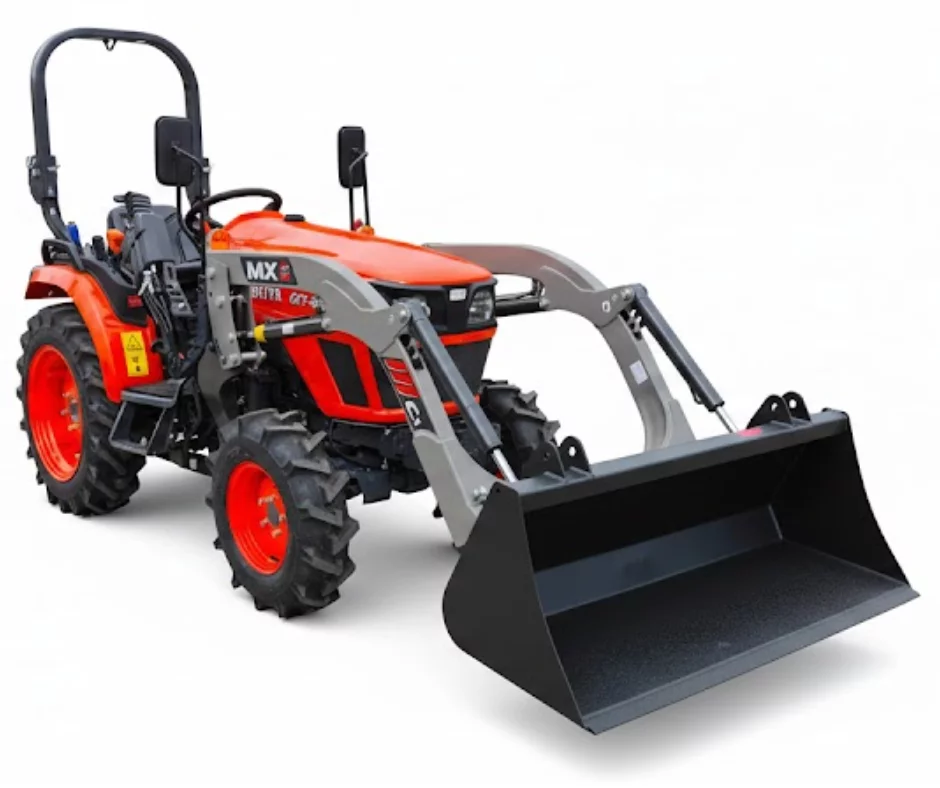 Tracteur Kubota type EK1-261 DT+ Chargeur MX C1 & Benne